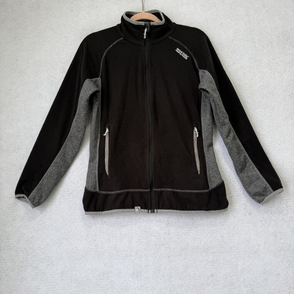 Regatta Great Outdoors Jacket Womens Medium Fleece Full Zip Colorblock Hiking